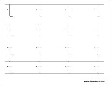 small letter T tracing worksheets