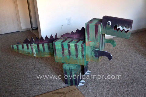 make a dinosaur craft