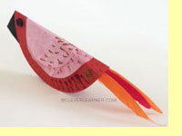 make a bird craft with kids