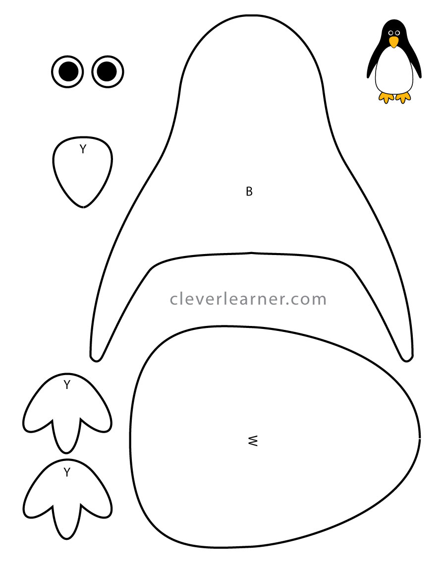 Penguin Template To Cut Out Bilscreen
