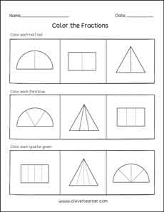 Color the factions worksheet