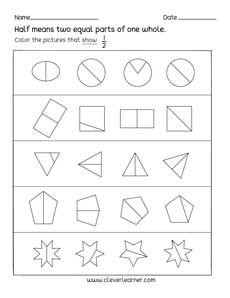 Fun fractions activities for children