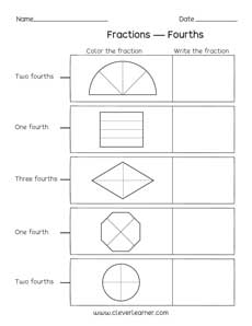 Pizza topping fractions worksheets