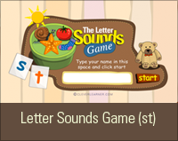 Sounds of the English Letters game for kids