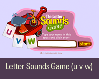 Alphabet sound interactive game for kids