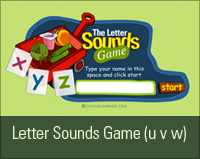 Free and easy children games on alphabet