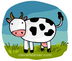draw a cow for kids