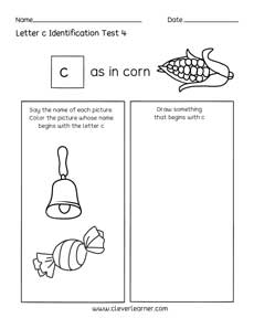 Letter A colouring activity sheets for preschool