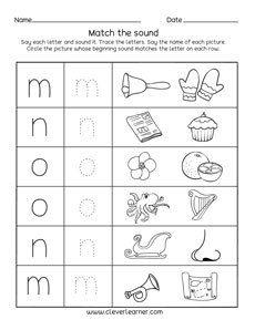 Teach child how to read: Letter N Phonics Worksheets