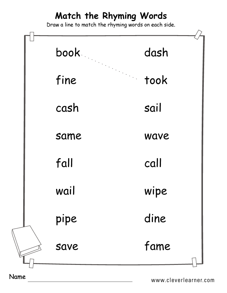 rhyme-words-matching-worksheets-for-kindergarten-and-preschool-kids