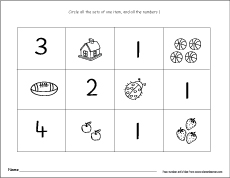 Number two writing, counting and recognition activities for children