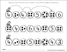 fun number activity for kindergarteners