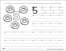 How to write number 5