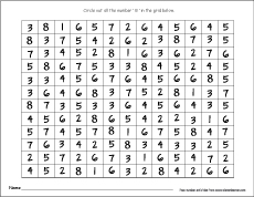 number puzzle for kids
