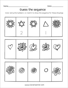 Free Picture sequence activities for preschool