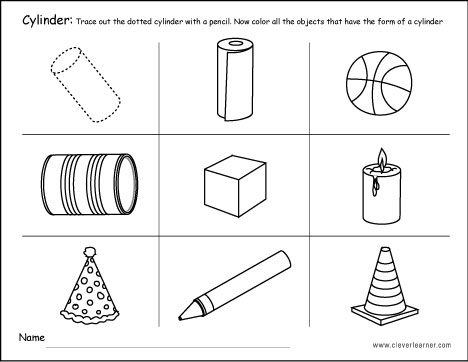 cylindrical shaped objects