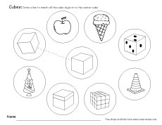 cube shape for kids