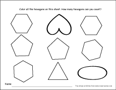 hexagon shape activity 2