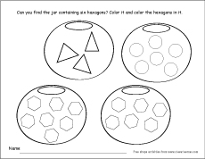 hexagon shape activity 4