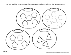 pentagon shape activity 4
