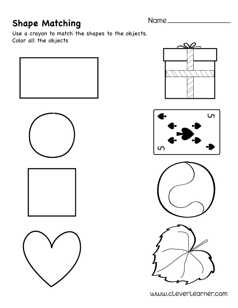 Free Square Shape Activity Sheets For School Children
