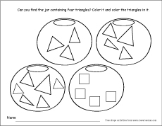 triangle shape activity 4