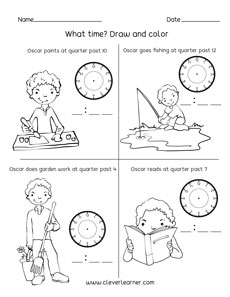 Free printable worksheets on time telling 2nd grade