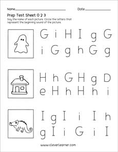 Uppercase and lowercase activity sheets for homeshcool