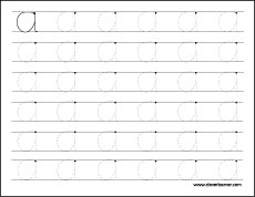 Letter A writing and coloring worksheet