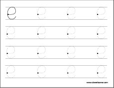 lowercase letter e tracing worksheets goimages mega