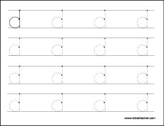 Letter D writing and coloring sheet