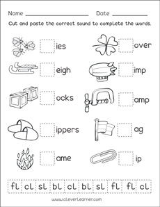 simple consonant blends for kids