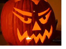 make a halloween jack o lantern craft with children