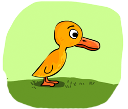 draw a baby duck kids