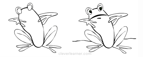 learn to draw a frog