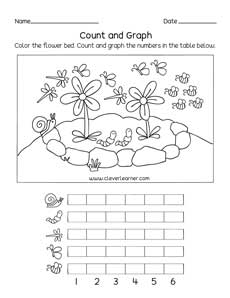 Free printable worksheets on graphs and charts.