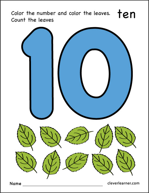 number-ten-writing-counting-and-identification-printable-worksheets-for-children