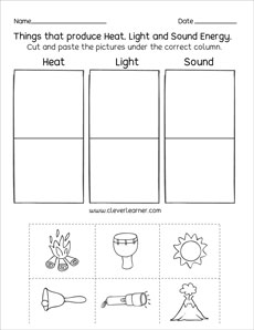 Free energy printable resources for children