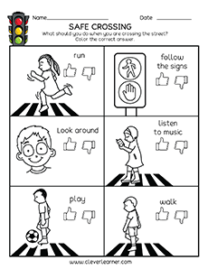 Free and fun kindergarten road safety activities